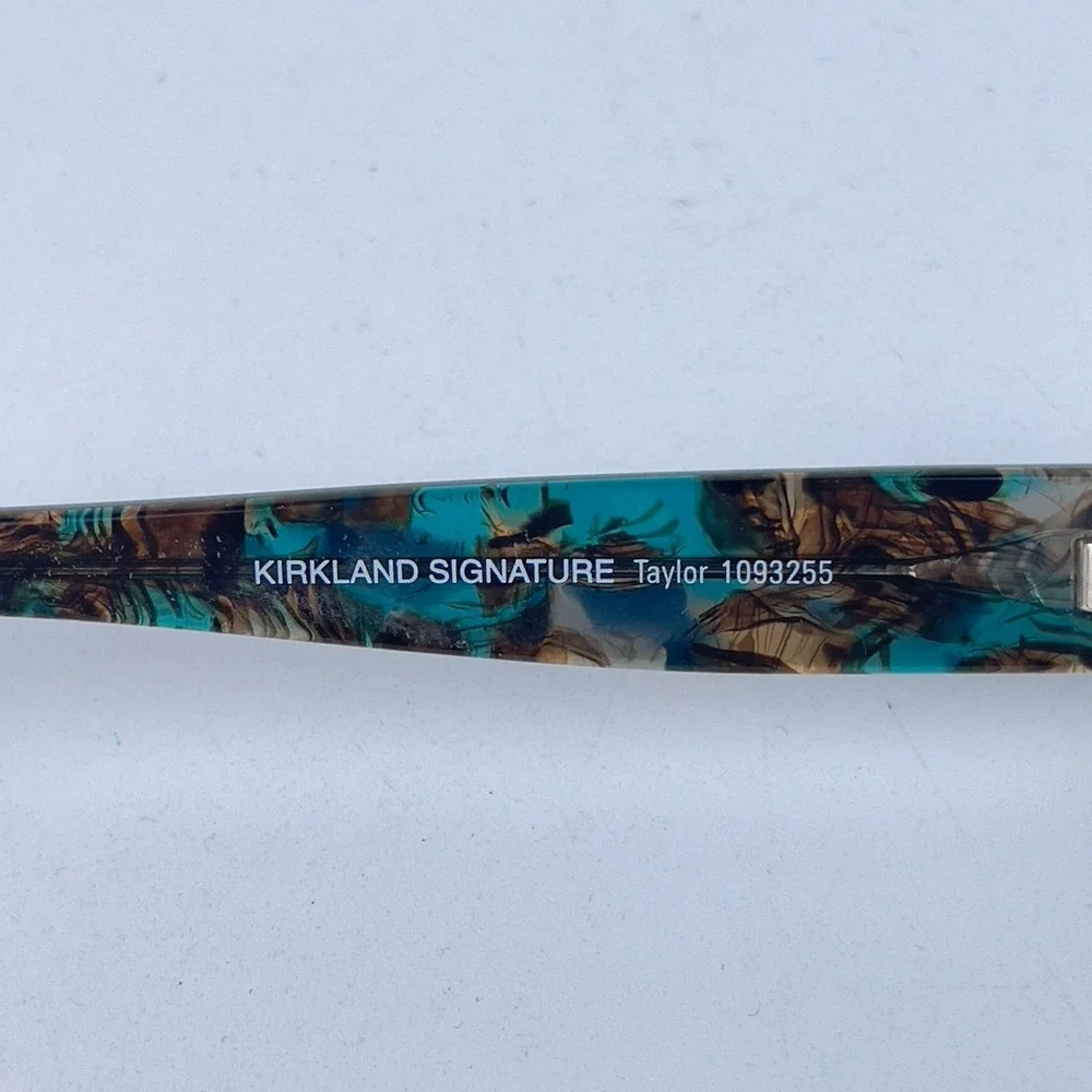 Kirkland Signature‎ Taylor 1093255 Women Eyeglasses Blue Tort Full Rim 55-16-140